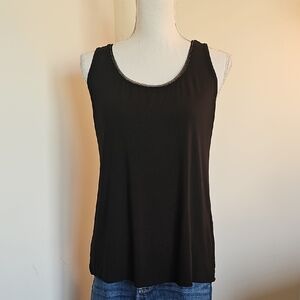White House Black Market Black Tank Top